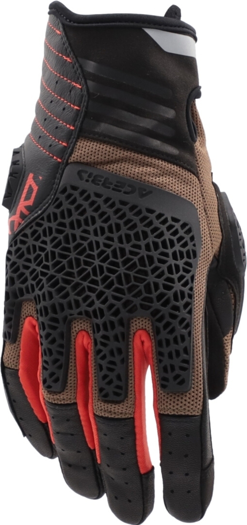 Acerbis Crossover Motorradhandschuhe brun/oransje S Figur 5