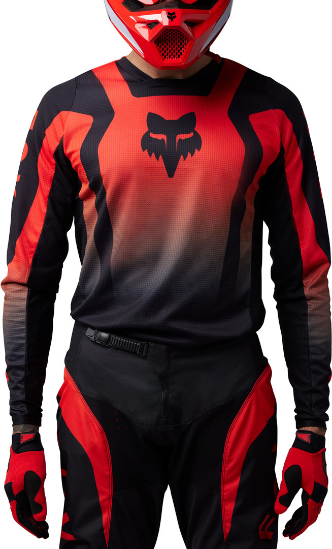 FOX 180 Lean Motocross Jersey rot S Abbildung 3
