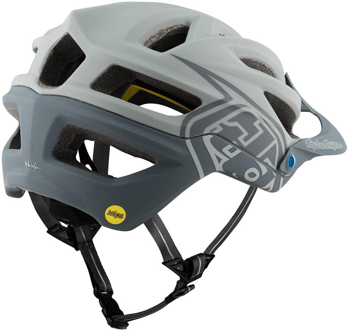 Troy Lee Designs A2 MIPS Decoy Casco Bycicle grigio/blu M/L Figura 2