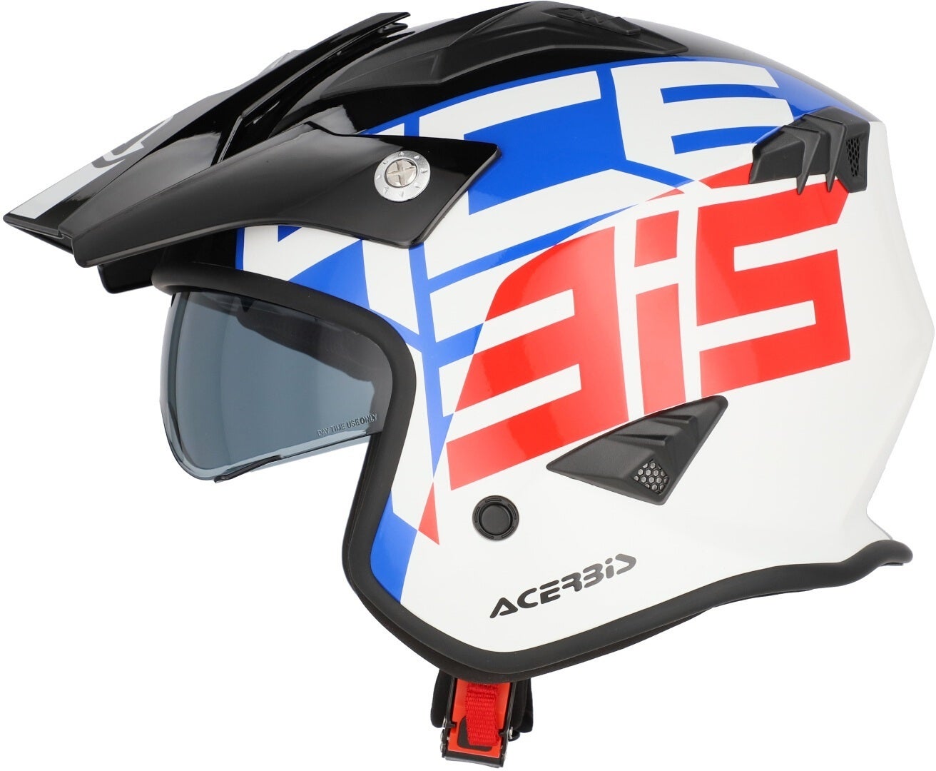 Acerbis Aria Sport Jet Helmet white/blue/red L (59) Figure 9