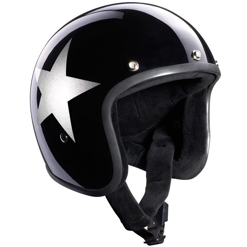 Bandit Jet Star Black Casque Jet Noir/Argent XL (61/62) Figure 1