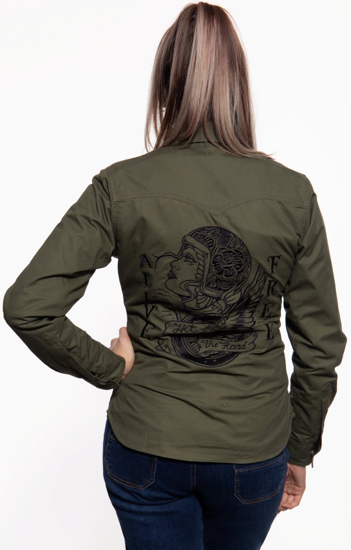 Queen Kerosin Alive Free Adventure Camisa feminina L Figura 2