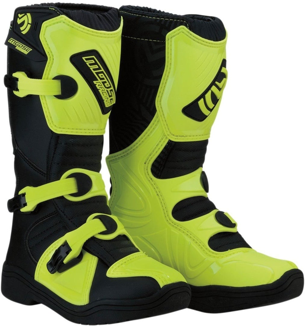 Moose Racing M1-3 Jugend Motocross Stiefel gelb 36 Abbildung 1