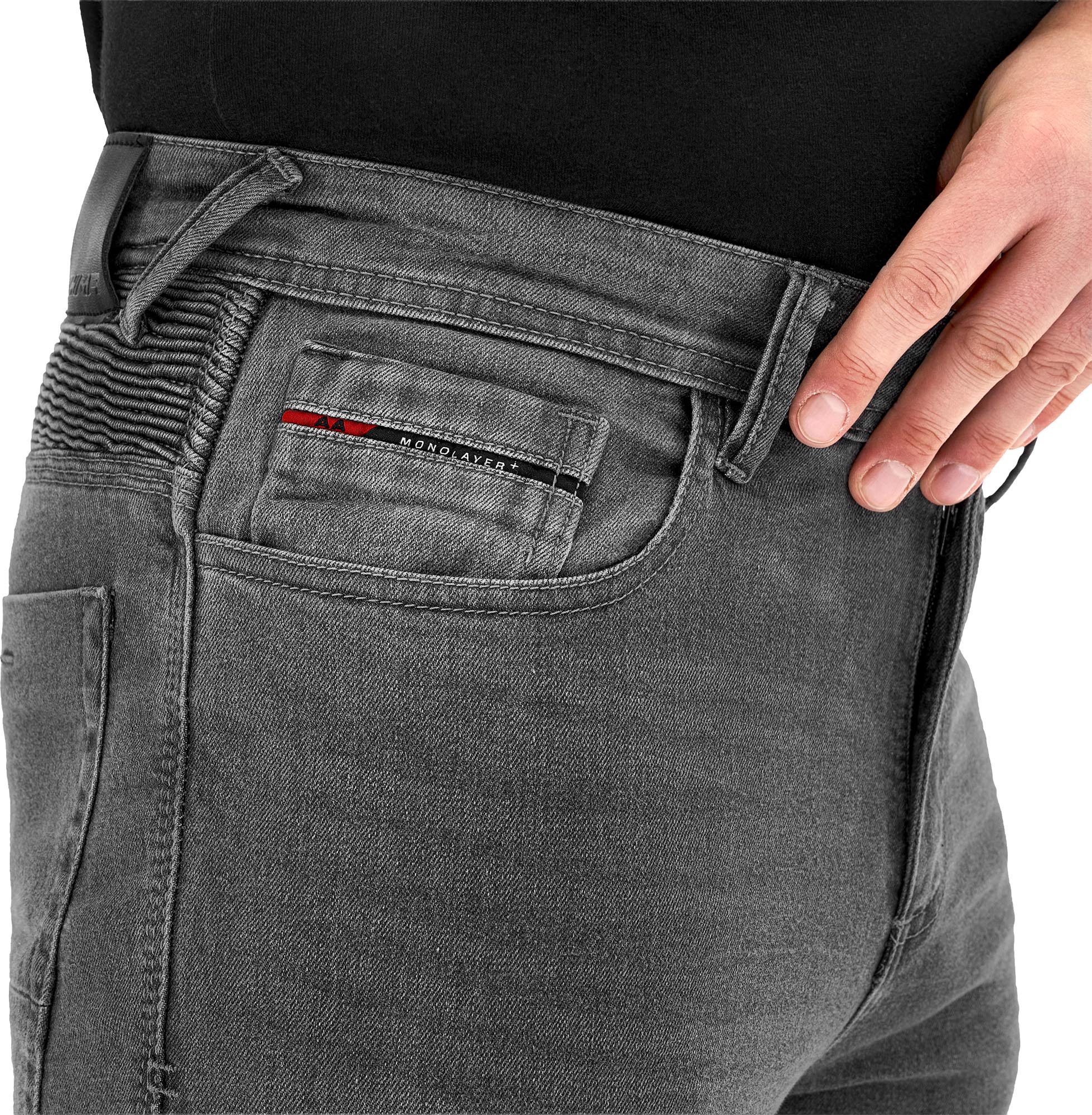 SHIMA Zenith Motorrad Jeans grey 32/32 Figure 7