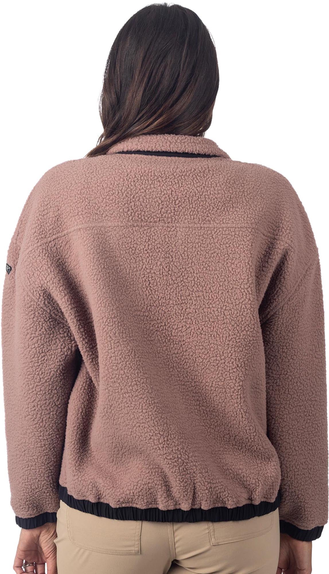 Klim Sira High Pile Γυναικείο Fleece Μπουφάν μωβ 2ΧΛ Γράφημα 4