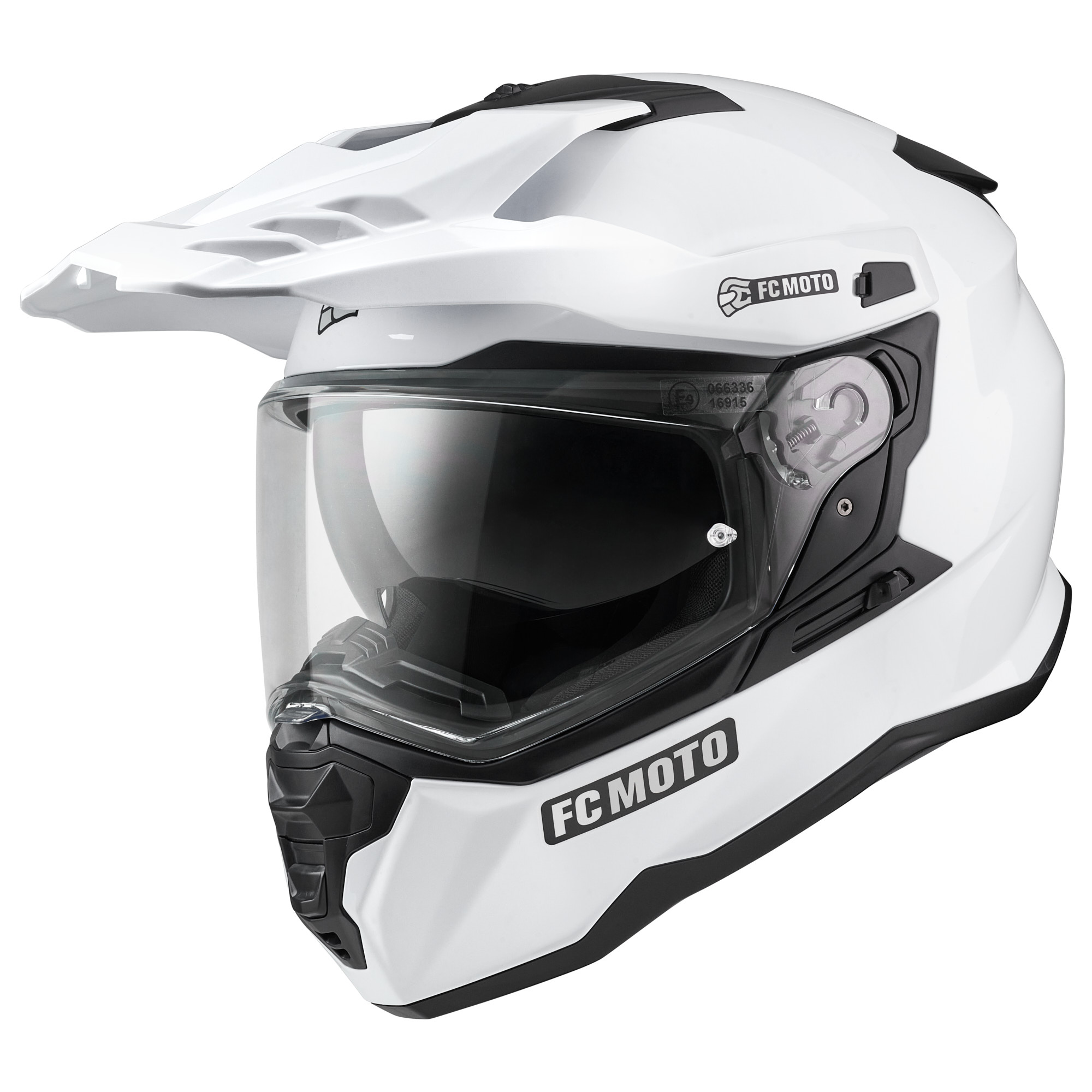 FC-Moto XP-22S Cască Enduro alb S (55/56) Figura 1