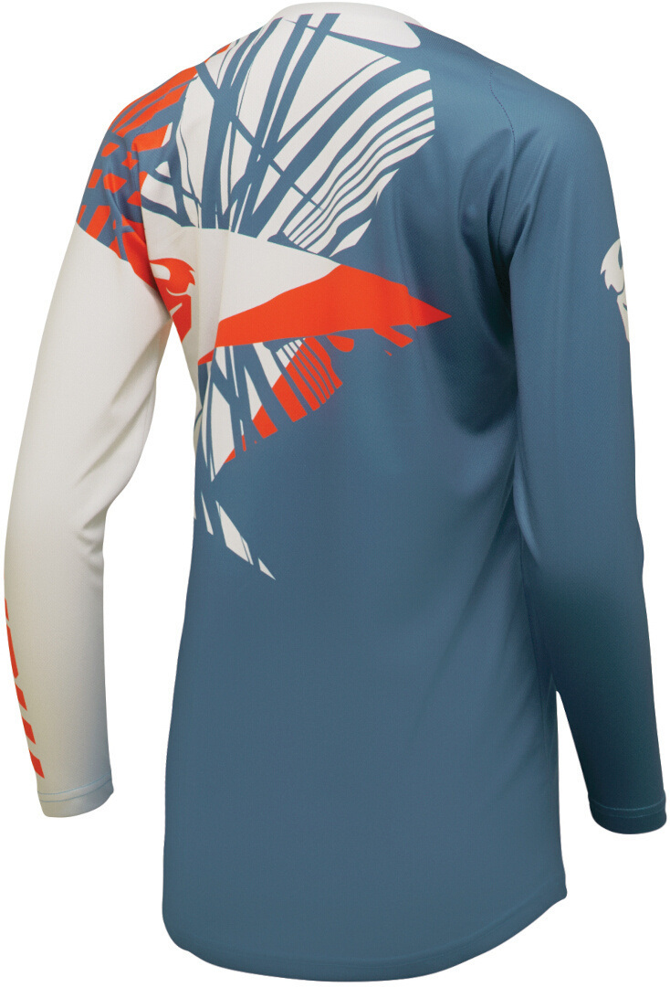 Thor Sector Split Damer Motocross Jersey blå/hvit/rød L Figur 2