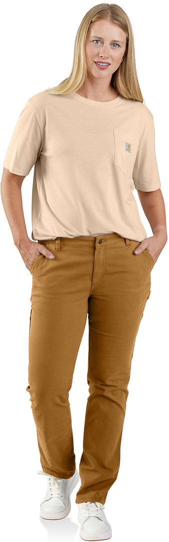 Carhartt The Essential Canvas Ladies Pants brown 48 Figure 5