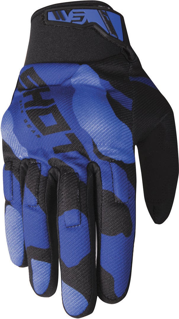 Shot Drift Camo Motocross handsker blå 9 Figur 1