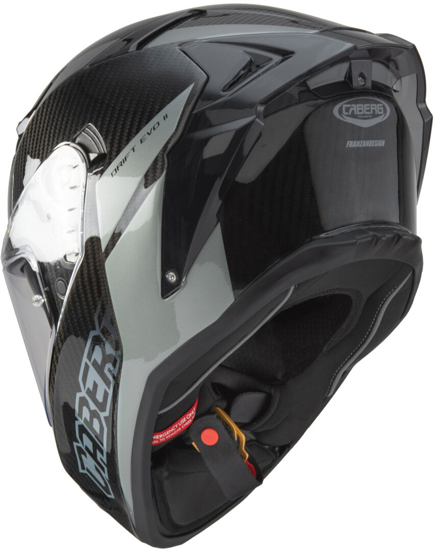 Caberg Drift Evo II Carbon Nova Přilba Černá/šedá S (55/56) Obrázek 3