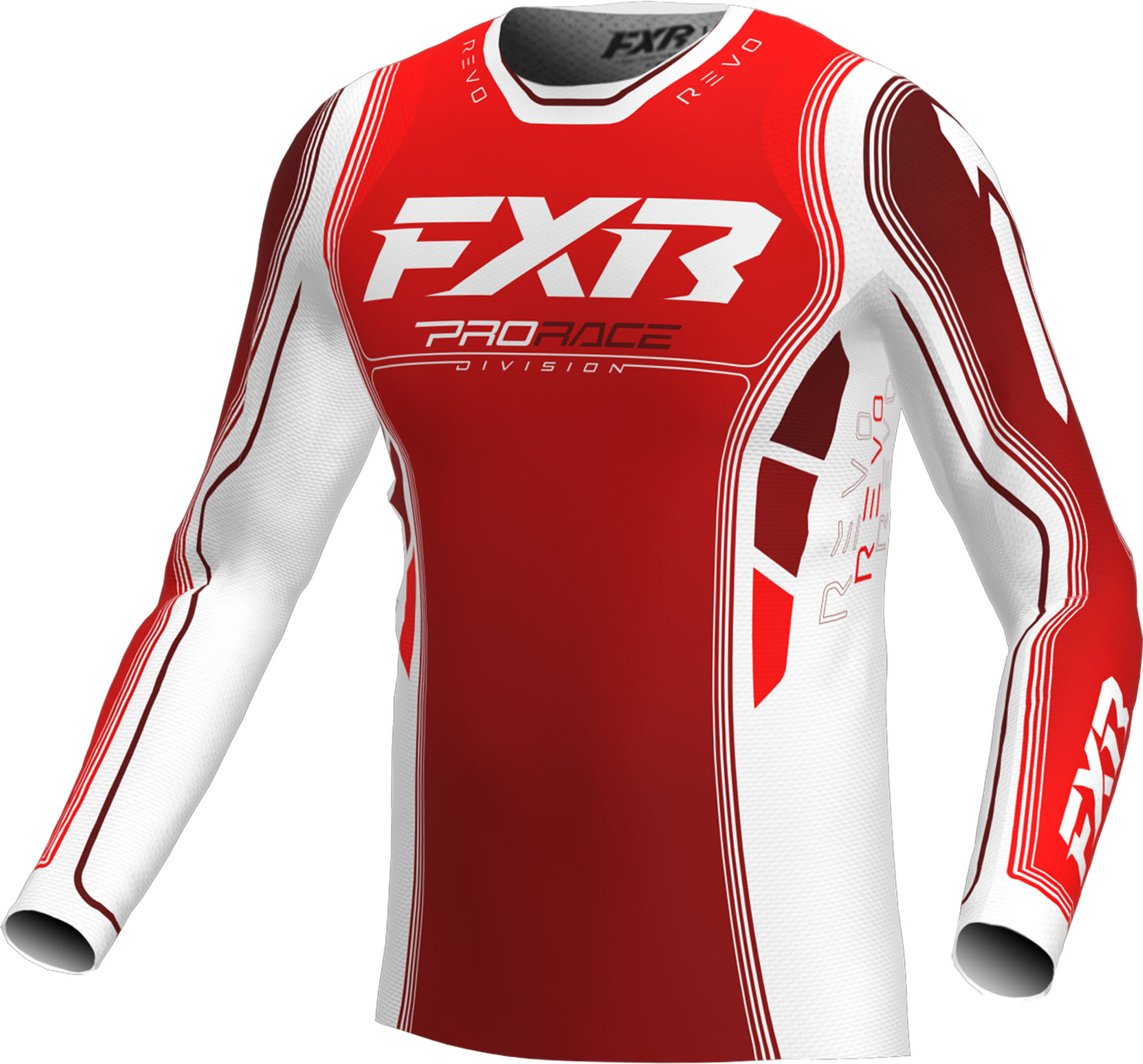 FXR Revo Velocity Motorcross trui rood/wit 2XL Figuur 1