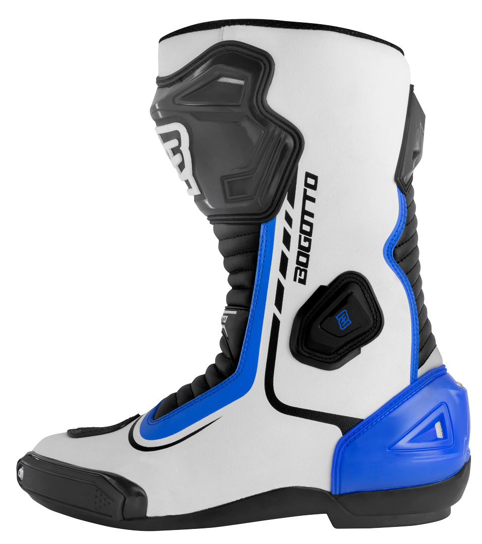 Bogotto Race-X Motorcycle Boots white/blue/black 44 Figure 2