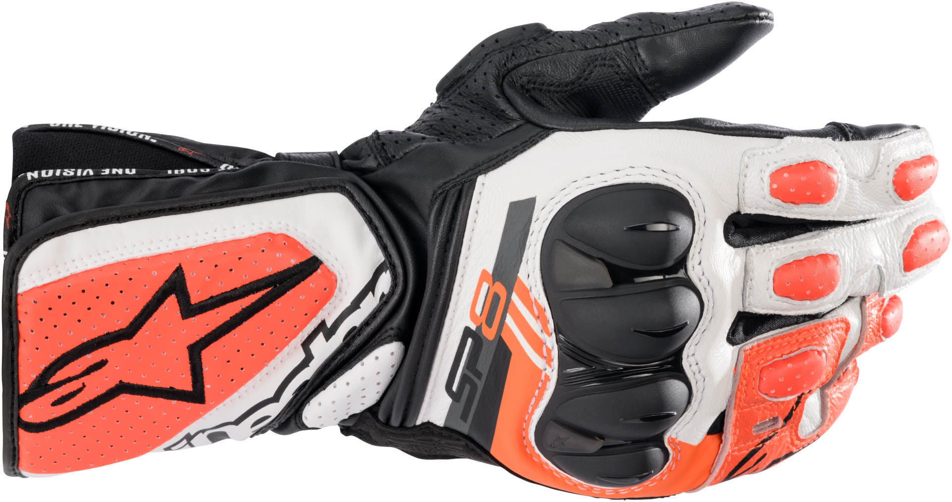 Alpinestars SP-8 V3 Motorcycle Gloves black/red/white L Figure 1