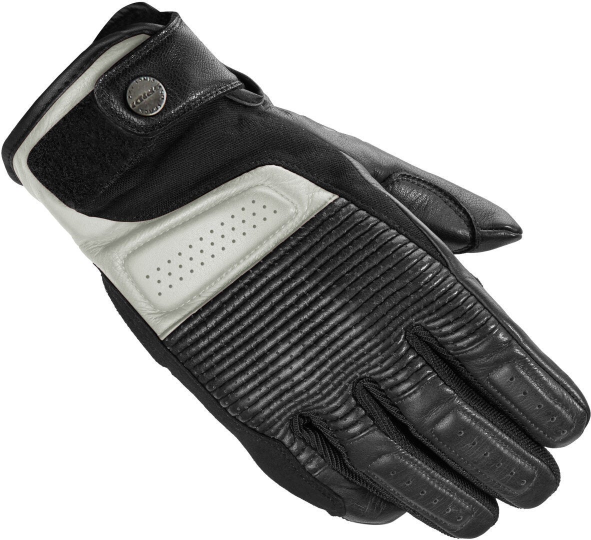Spidi Clubber Motorcycle Gloves black/white 2XL Figure 1