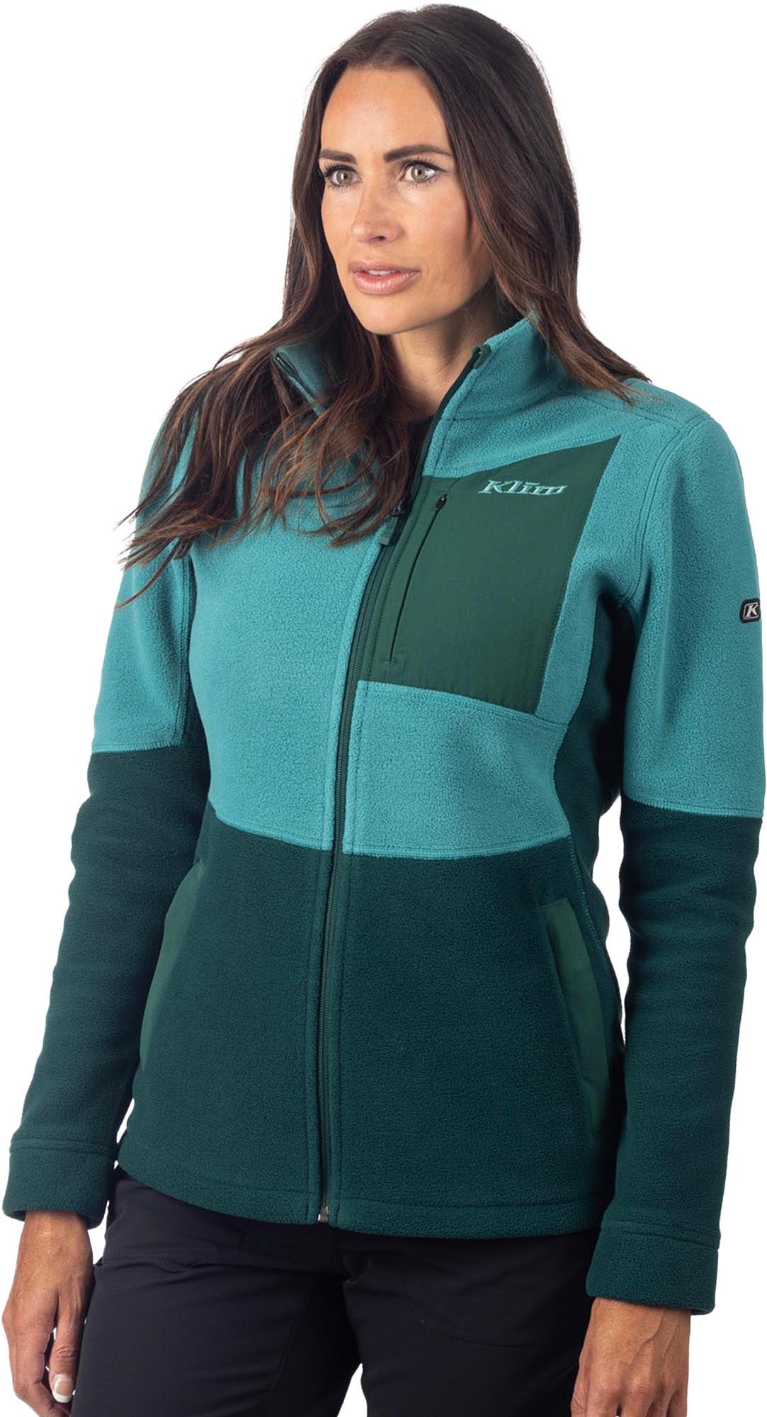 Klim Darby Canyon Dames Fleece Jas groen/turquoise S Figuur 2