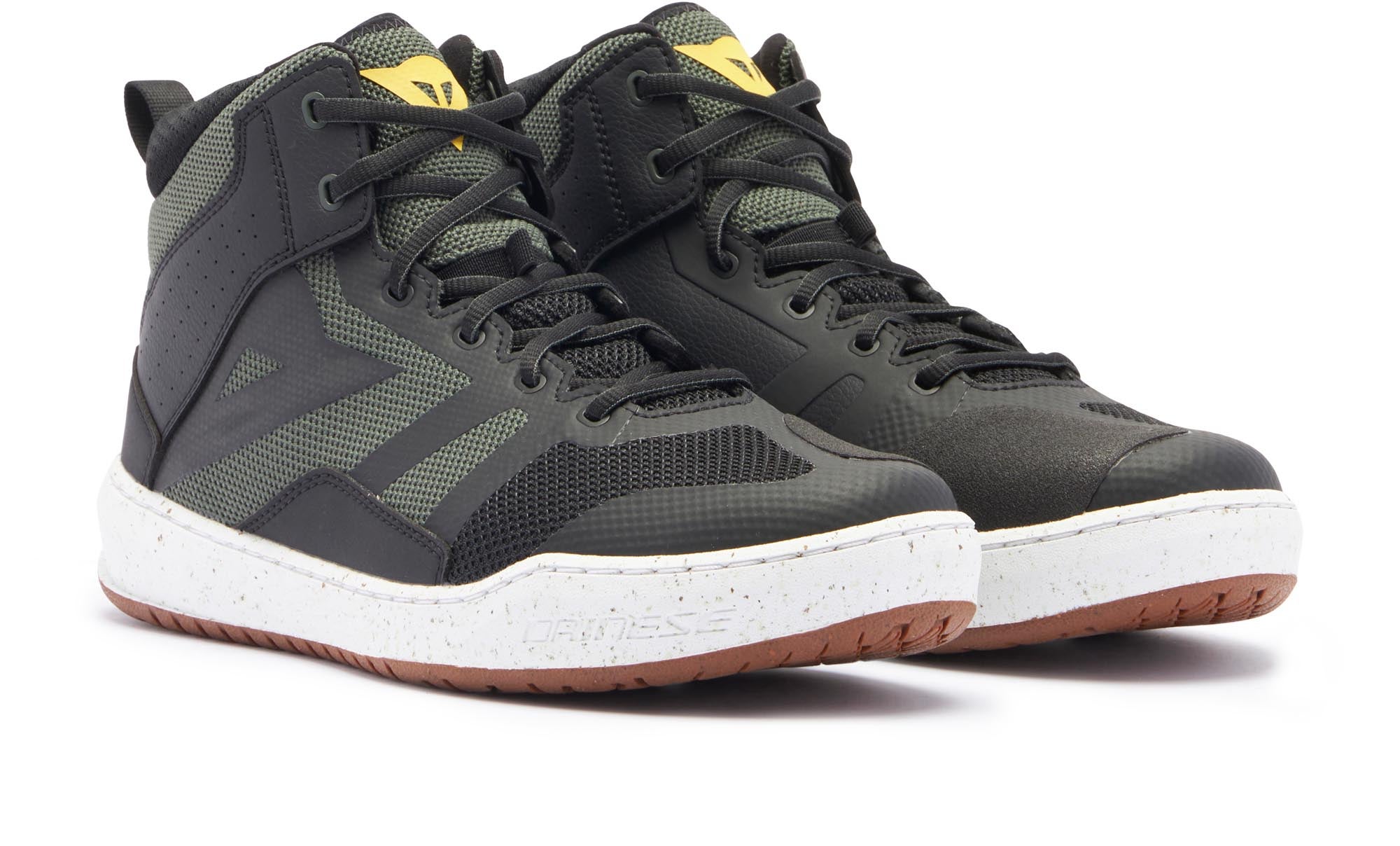 Dainese Suburb Air 2.0 Motorcykelsko sort/grøn/gul 41 Figur 1