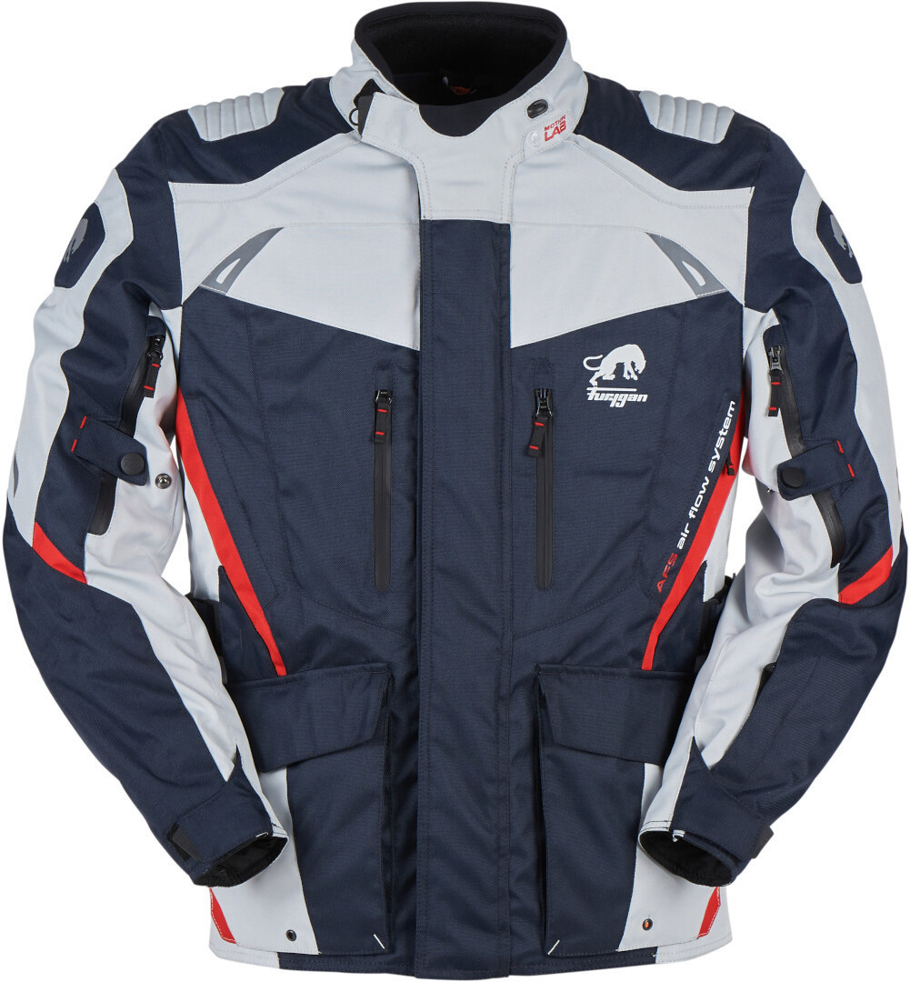 Furygan Apalaches Motorcycle Textile Jacket blue/white/red M Figure 1