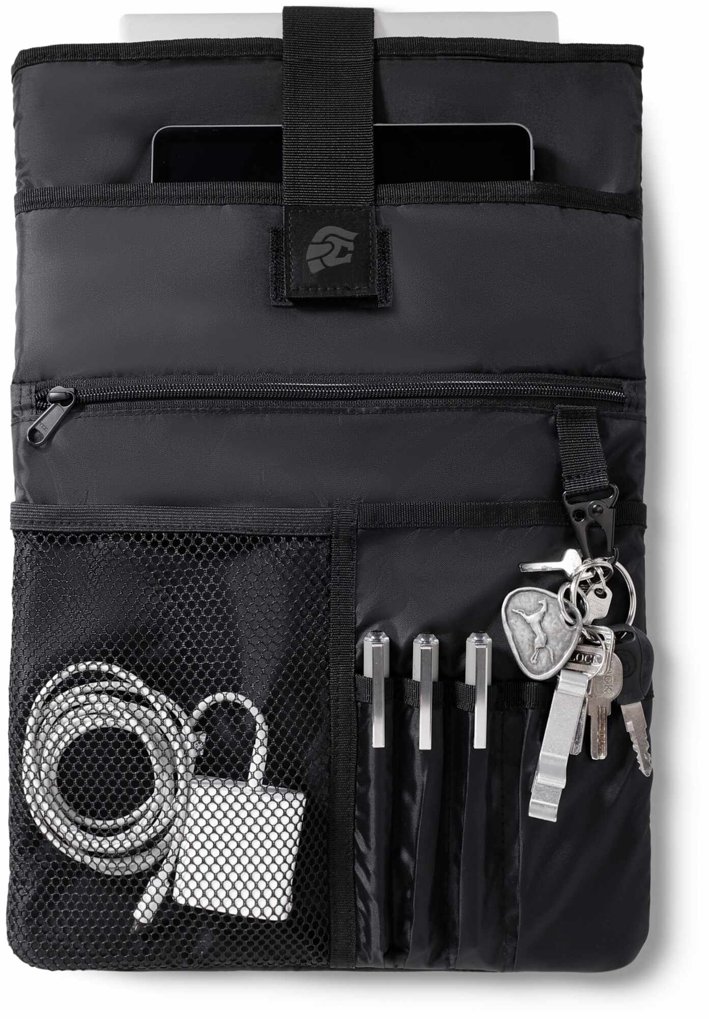 FC-Moto Ever-ST Roll-Top 26 L Rucsac impermeabil Negru de carbon Figura 5