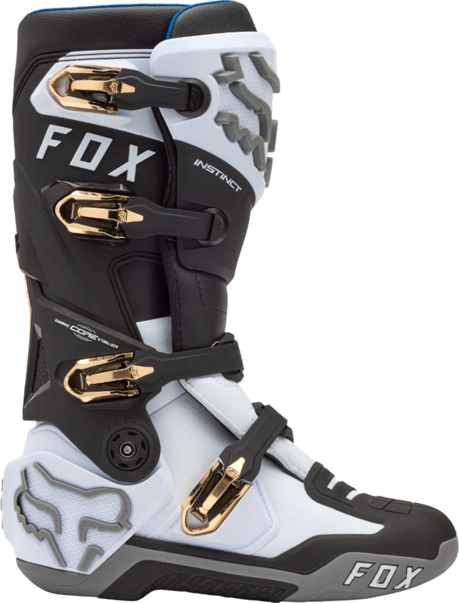 FOX Instinct Motocross støvler sort/hvid/grå 9,5 Figur 2
