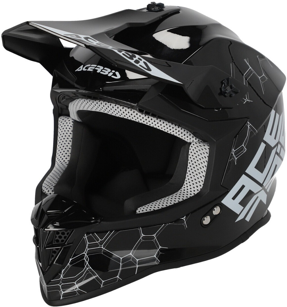 Acerbis Linear Solid 2024 Motocross-kypärä musta XL (61/62) Kuva 1