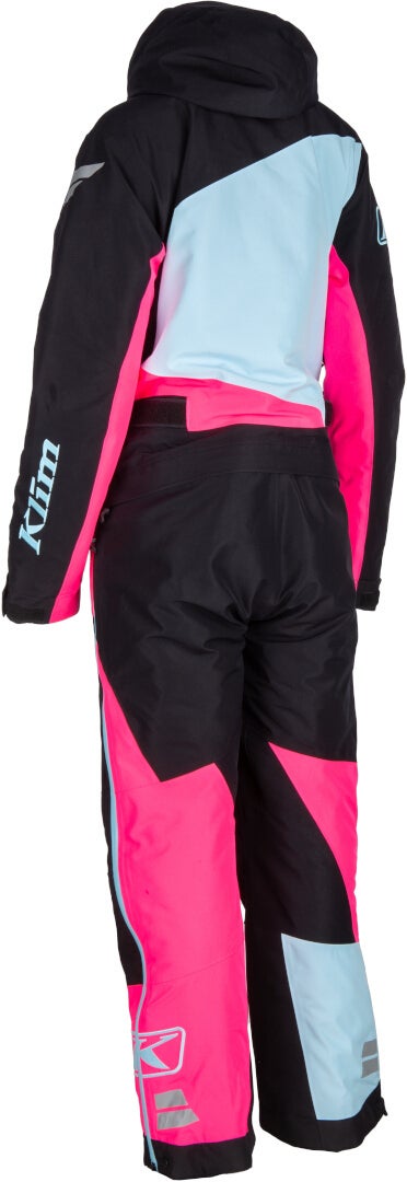 Klim Vailside Dame snescooterdragt i ét stykke sort/lyseblå/pink 2XL Figur 8
