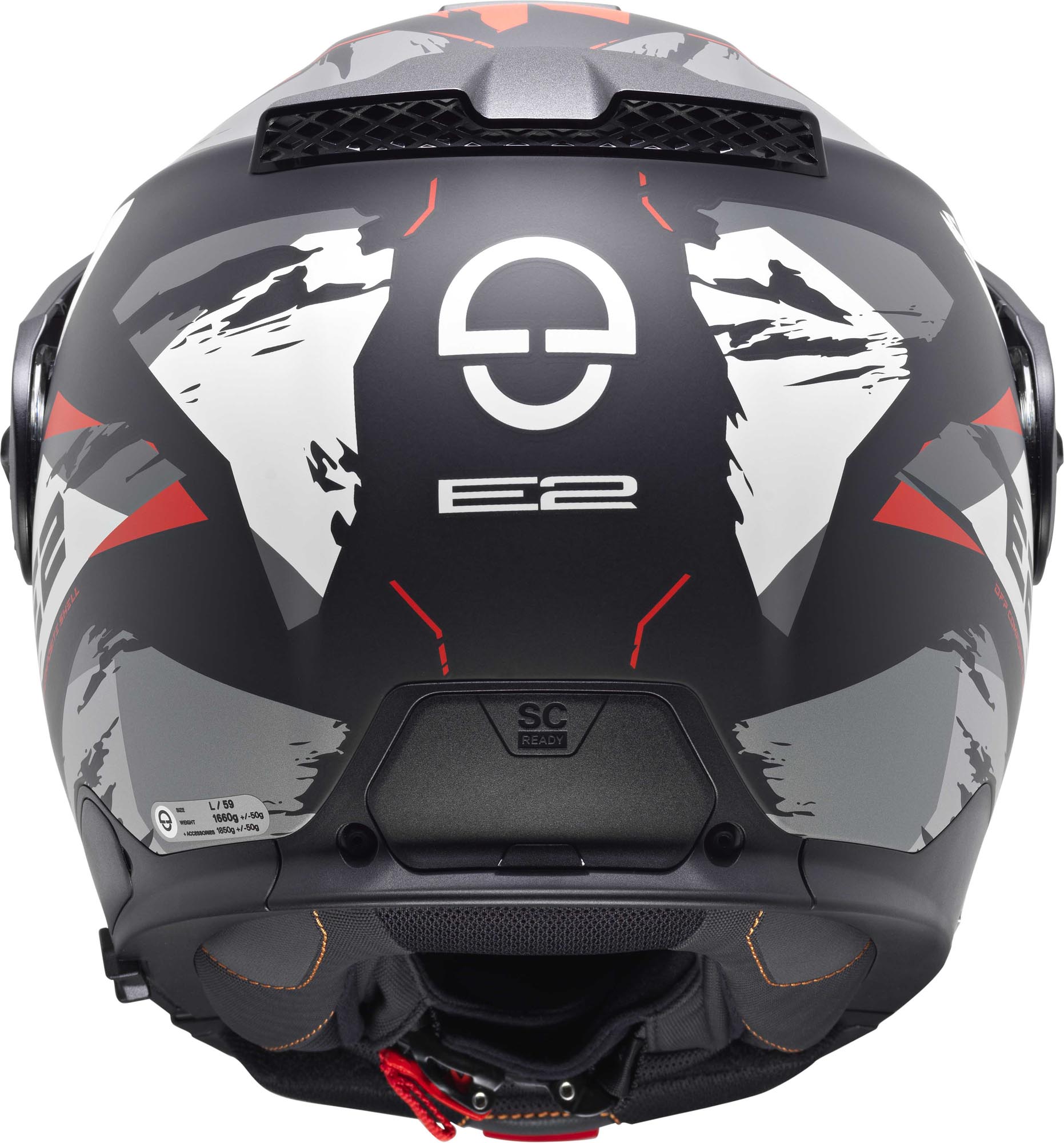 Schuberth E2 Trail Hjälm grå/vit M (57) Figur 4
