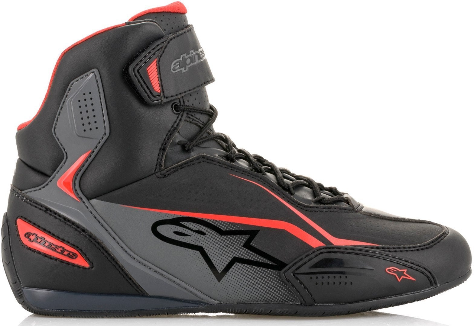 Alpinestars Faster-3 Motorcykel sko sort/grå/rød 6 (38) Figur 5