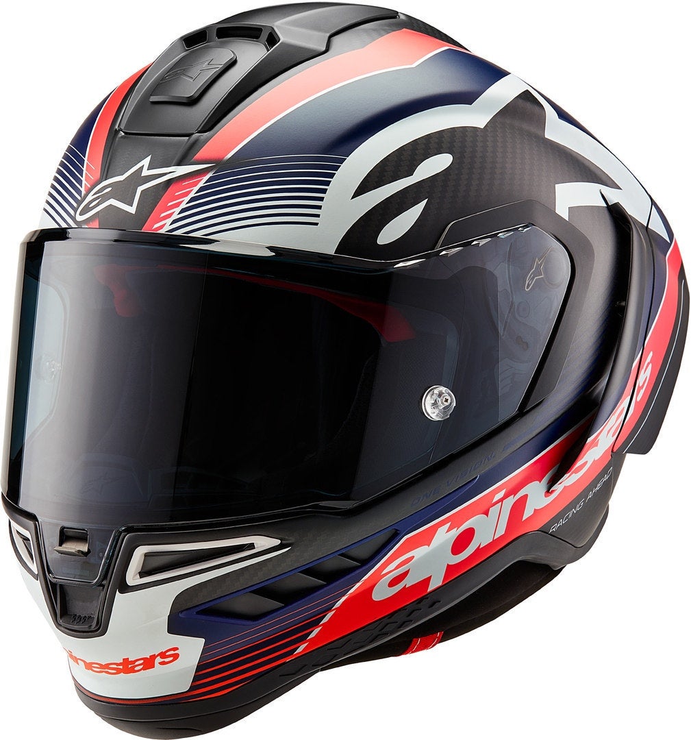 Alpinestars Supertech R10 Team Carbon Helmet black/red/blue XL (61/62) Figure 1