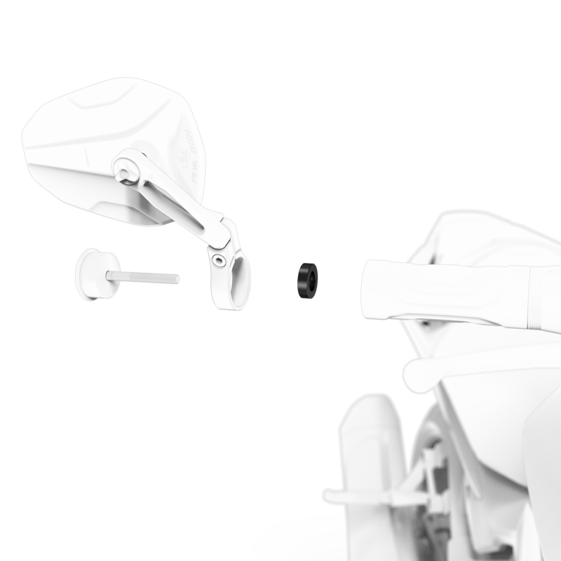 HIGHSIDER Pro Bar End Adaptrar för Yamaha (par) Figur 4
