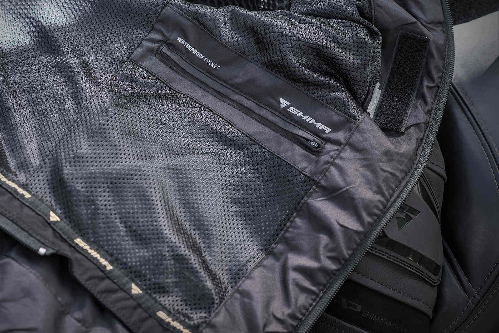 SHIMA Piston Veste moto cuir / textile 52 Figure 7