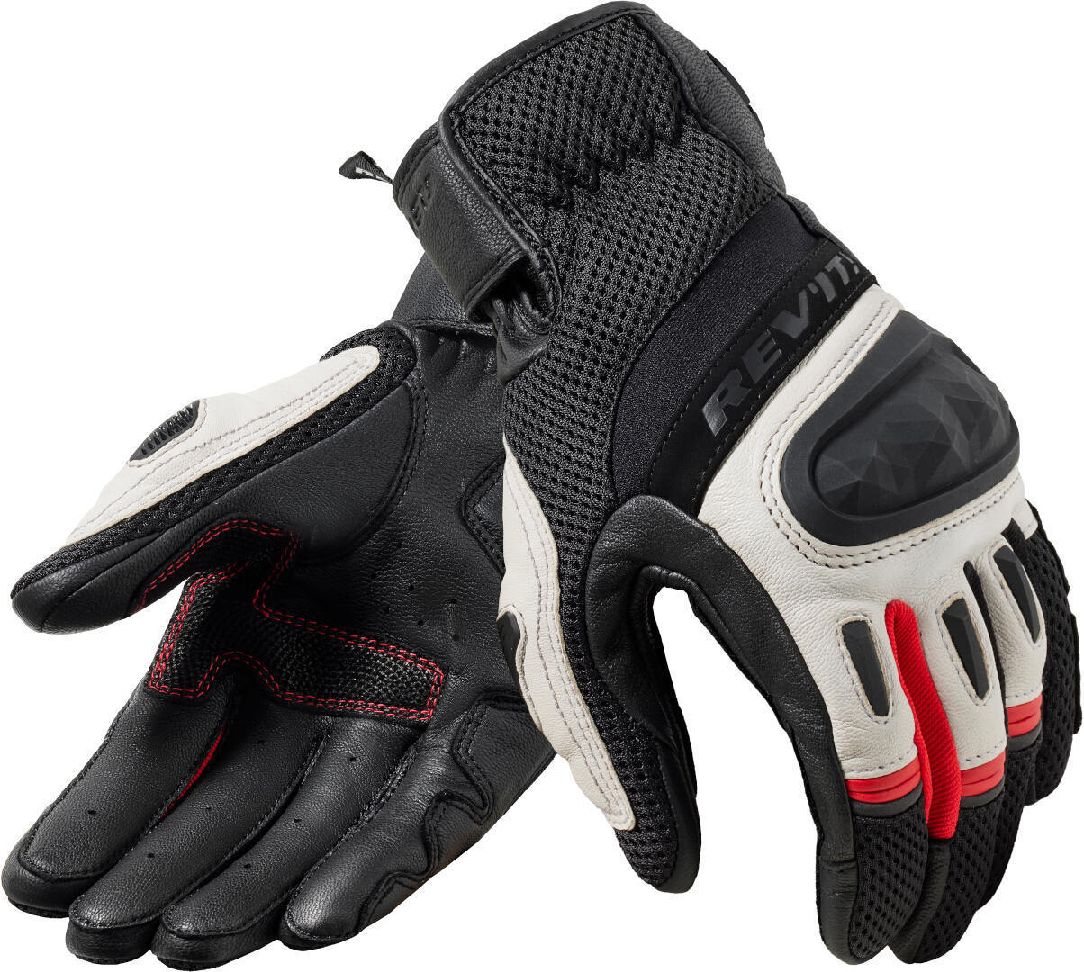 Revit Dirt 4 Motorrad Handschuhe schwarz/rot L Abbildung 1
