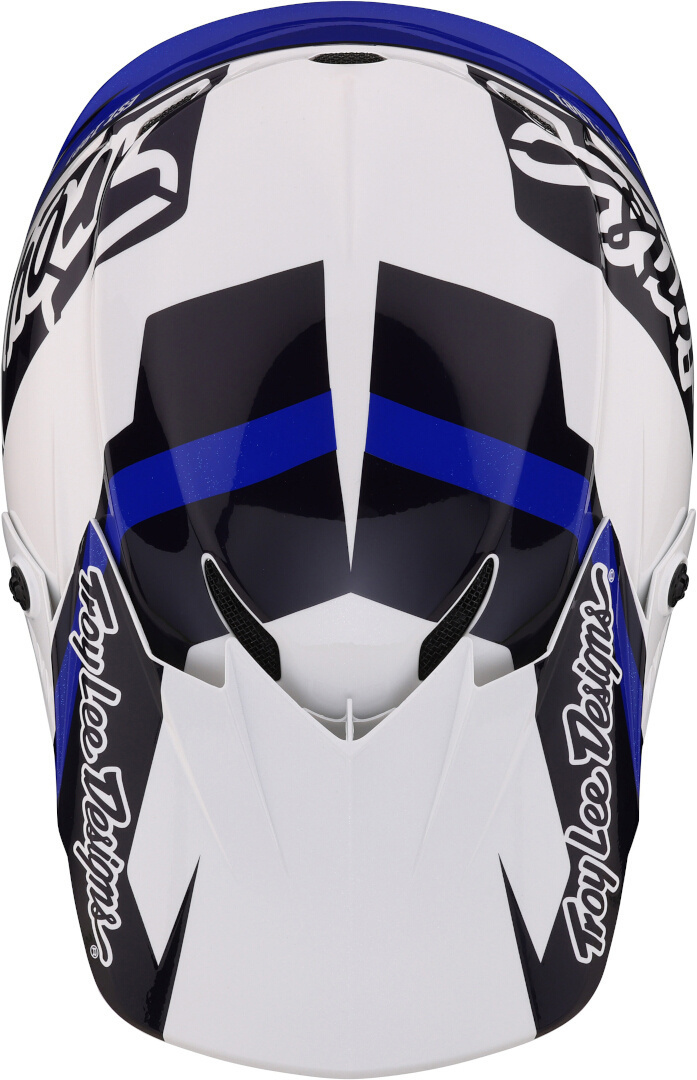 Troy Lee Designs GP Slice Cască de motocross Negru/Alb/Albastru XS (54/55) Figura 8
