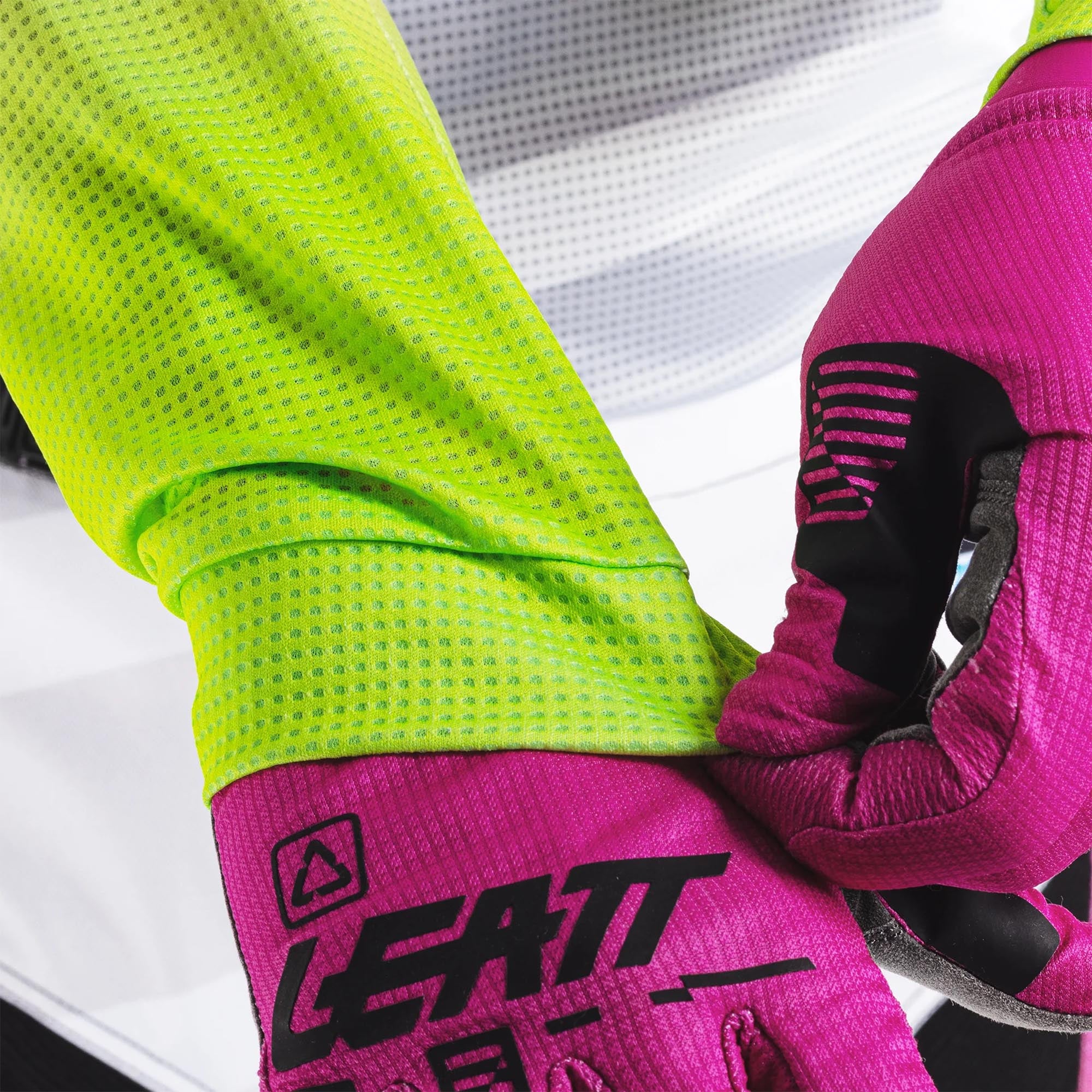 Leatt Moto 3.5 Lines Motocrosstrøje Pink L Figur 4