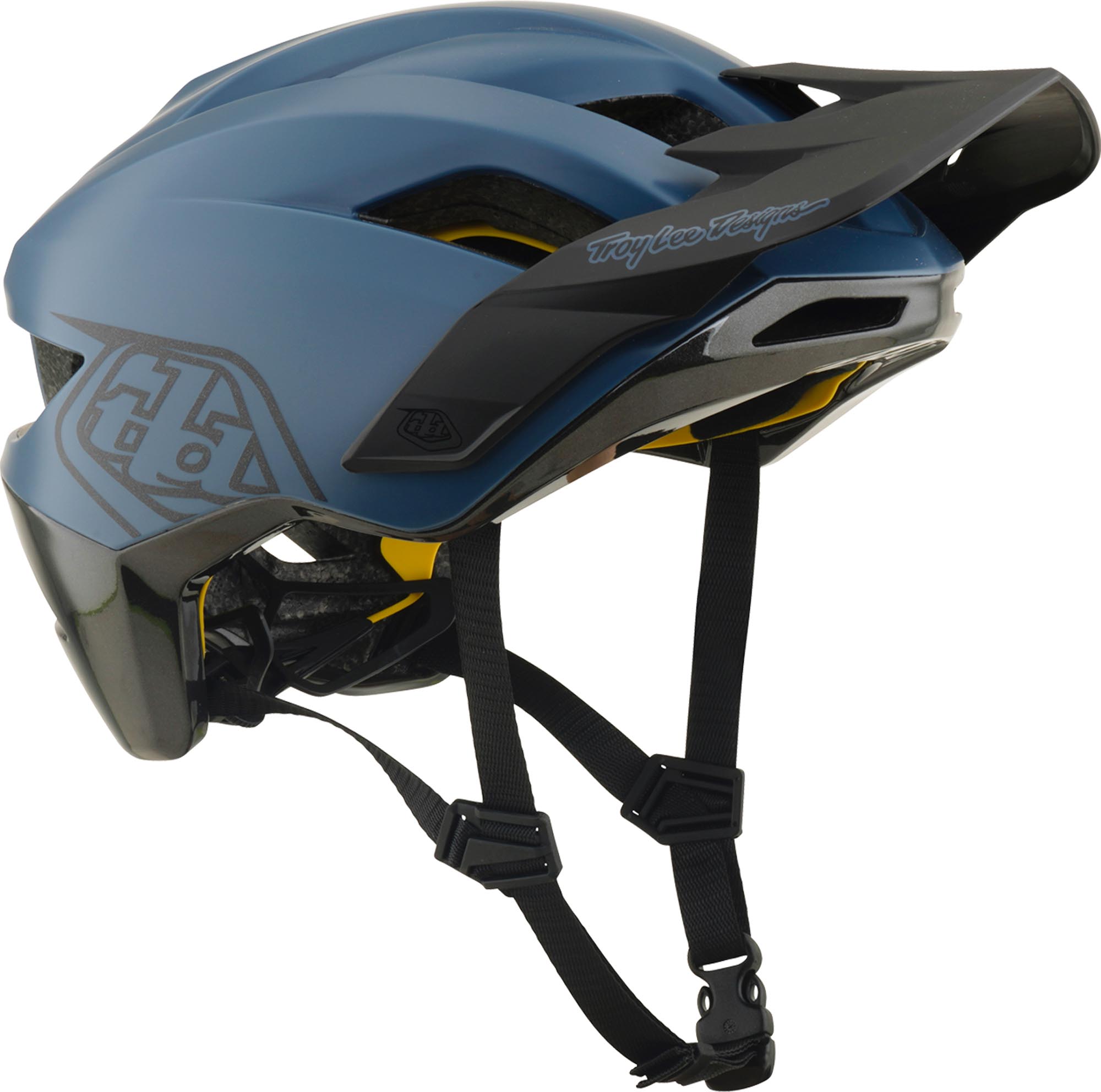 Troy Lee Designs Mips Flowline Point Bicycle Helmet blue matt/black M-L (57/59) Figure 2