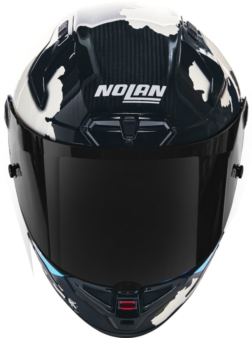 Side view of Nolan X-804 RS Ultra Carbon 30TH Anniversary Special Helmet