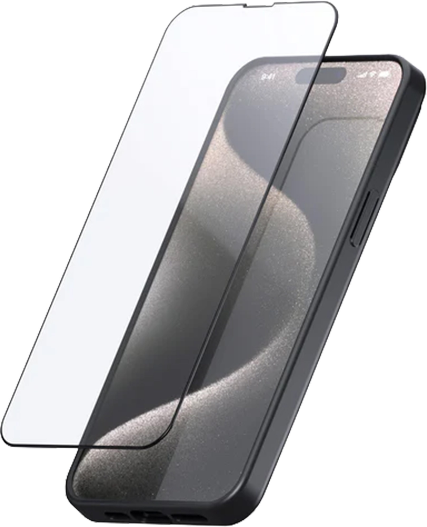 SP Connect iPhone 15 Pro Max Glasskärmskydd Figur 1