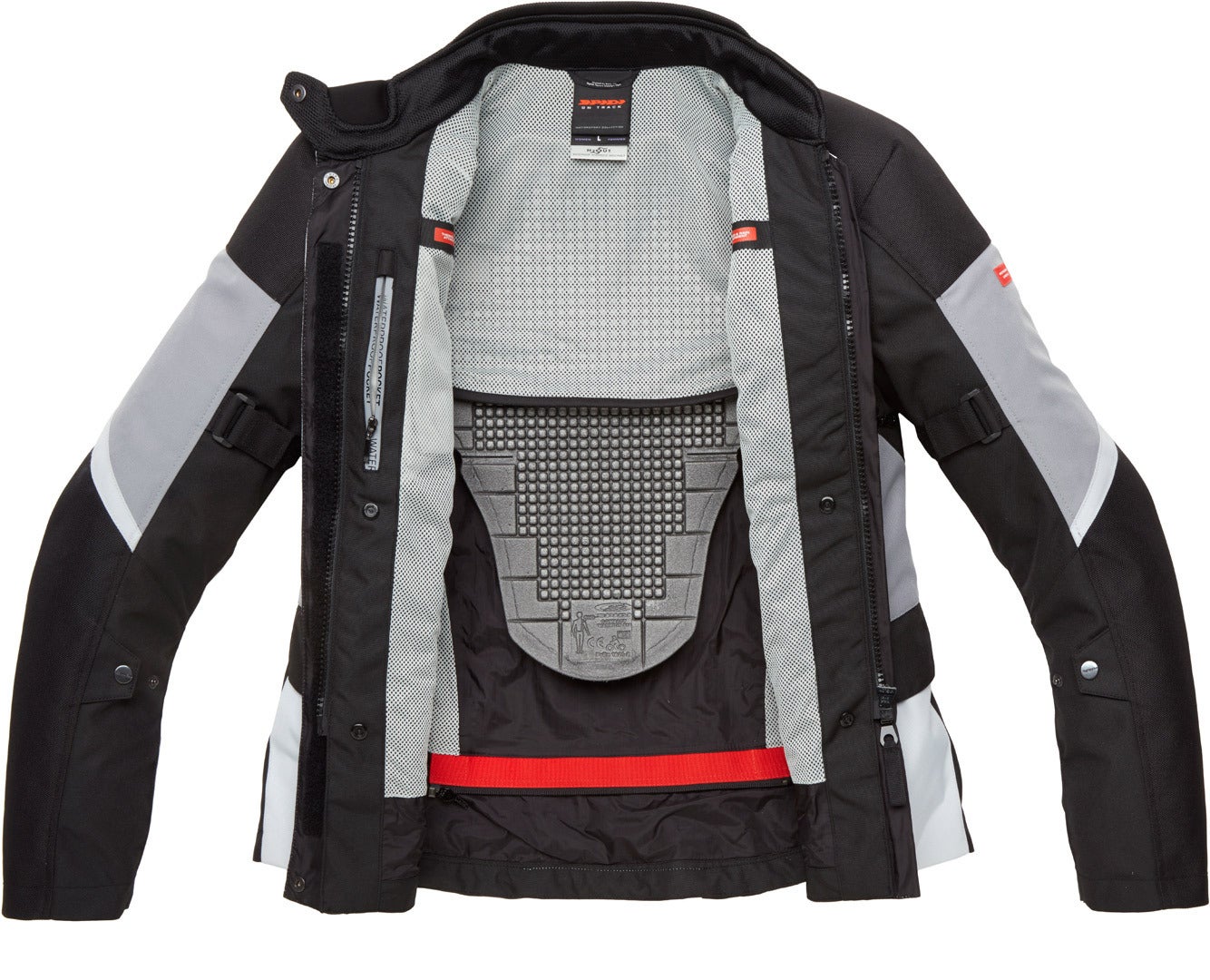 Spidi Traveler 2 Dames motorfiets textiel jas zwart/grijs M Figuur 5