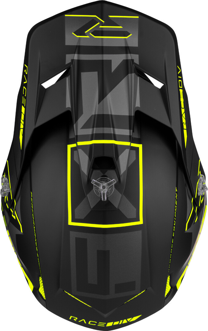 FXR Clutch Evo 2023 Cască de snowmobil negru/galben XS (53/54) Figura 5