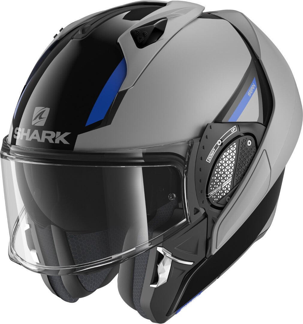 Shark Evo-GT Sean Hjelm Sort/sølv L (59/60) Figur 3