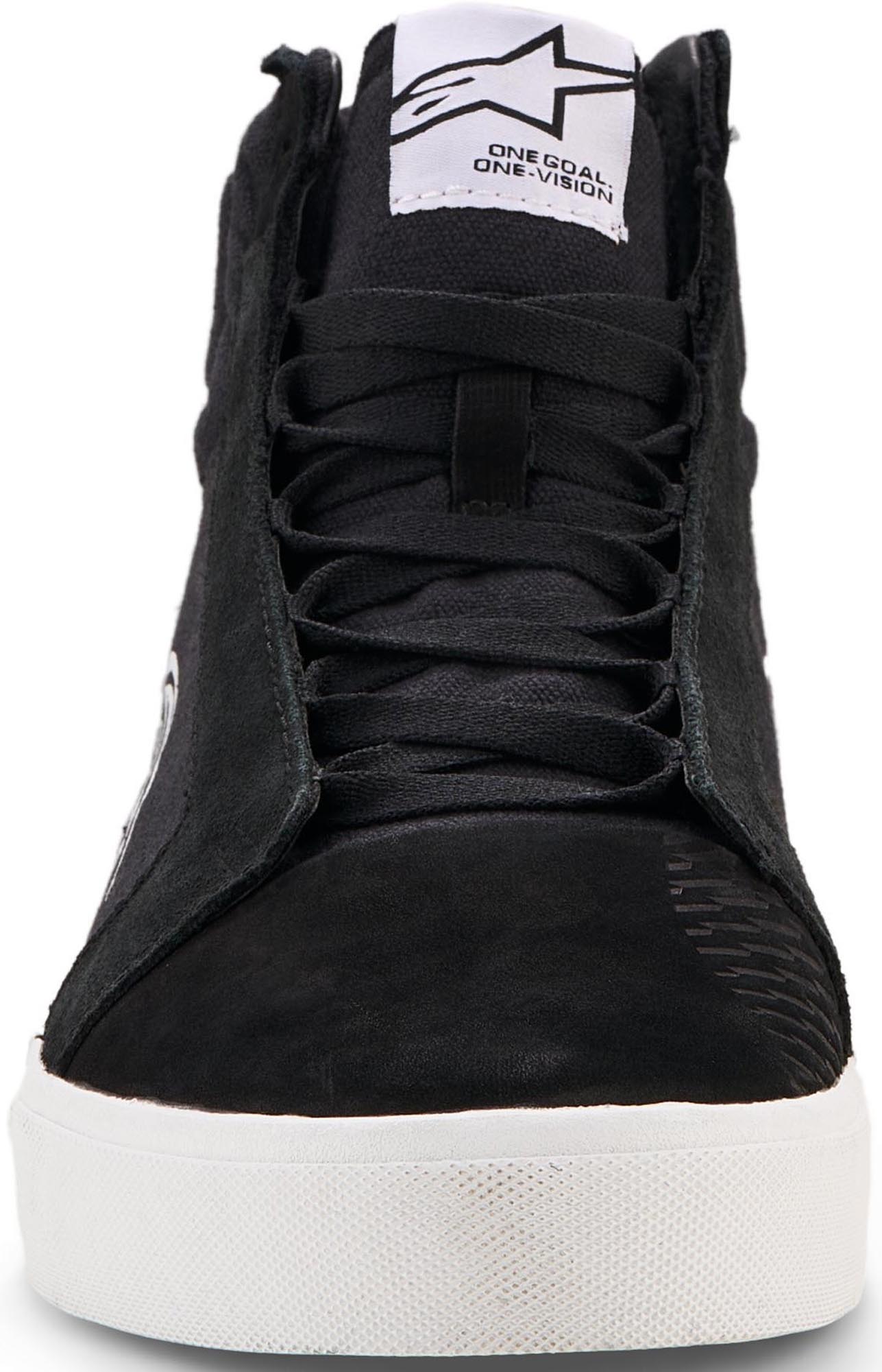 Alpinestars Ride-63 Canvas Motorcykelsko Sort/hvid 10 Figur 2