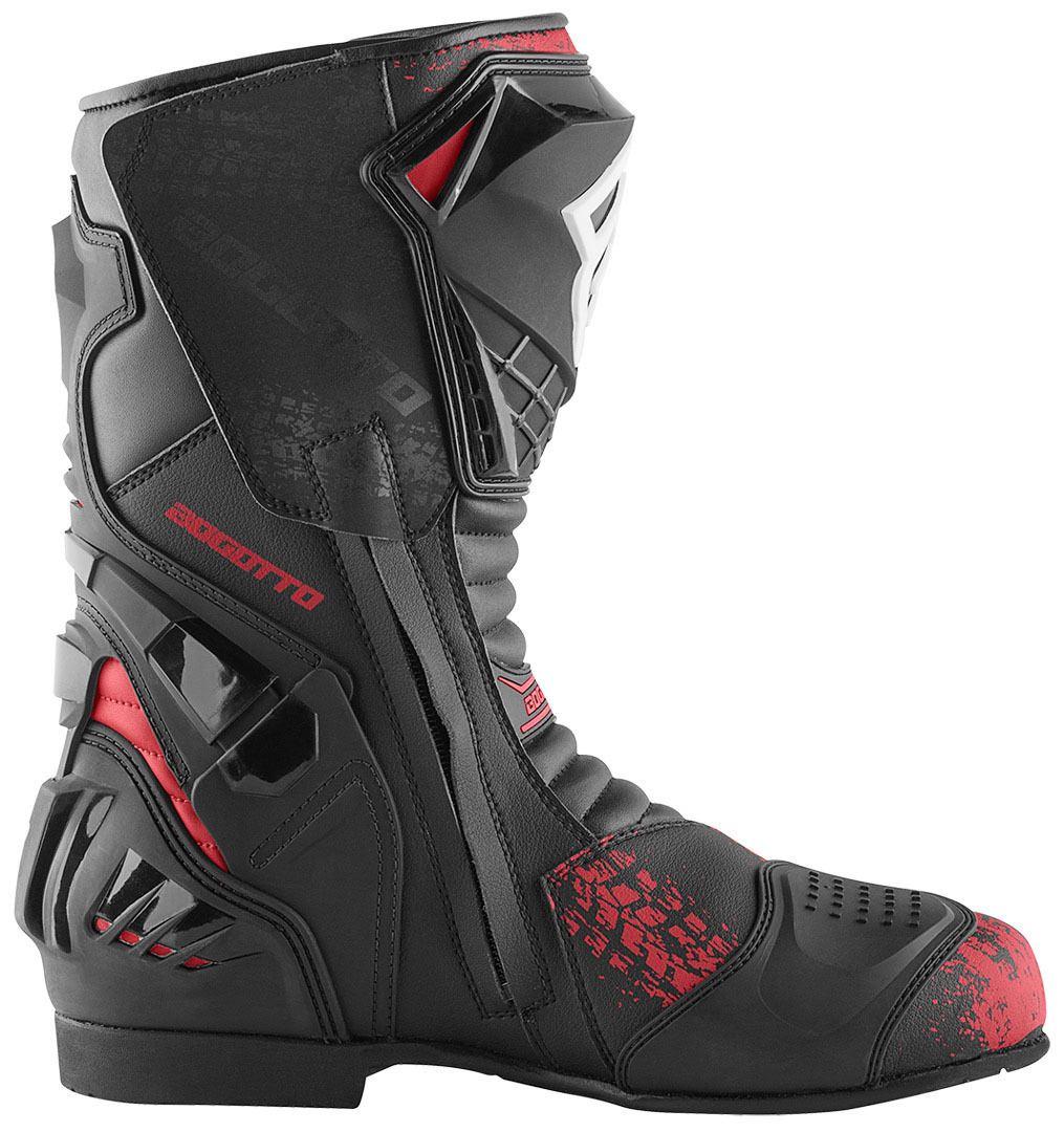 Bogotto Assen Evo Motorcycle Boots black/red 41 Figure 3