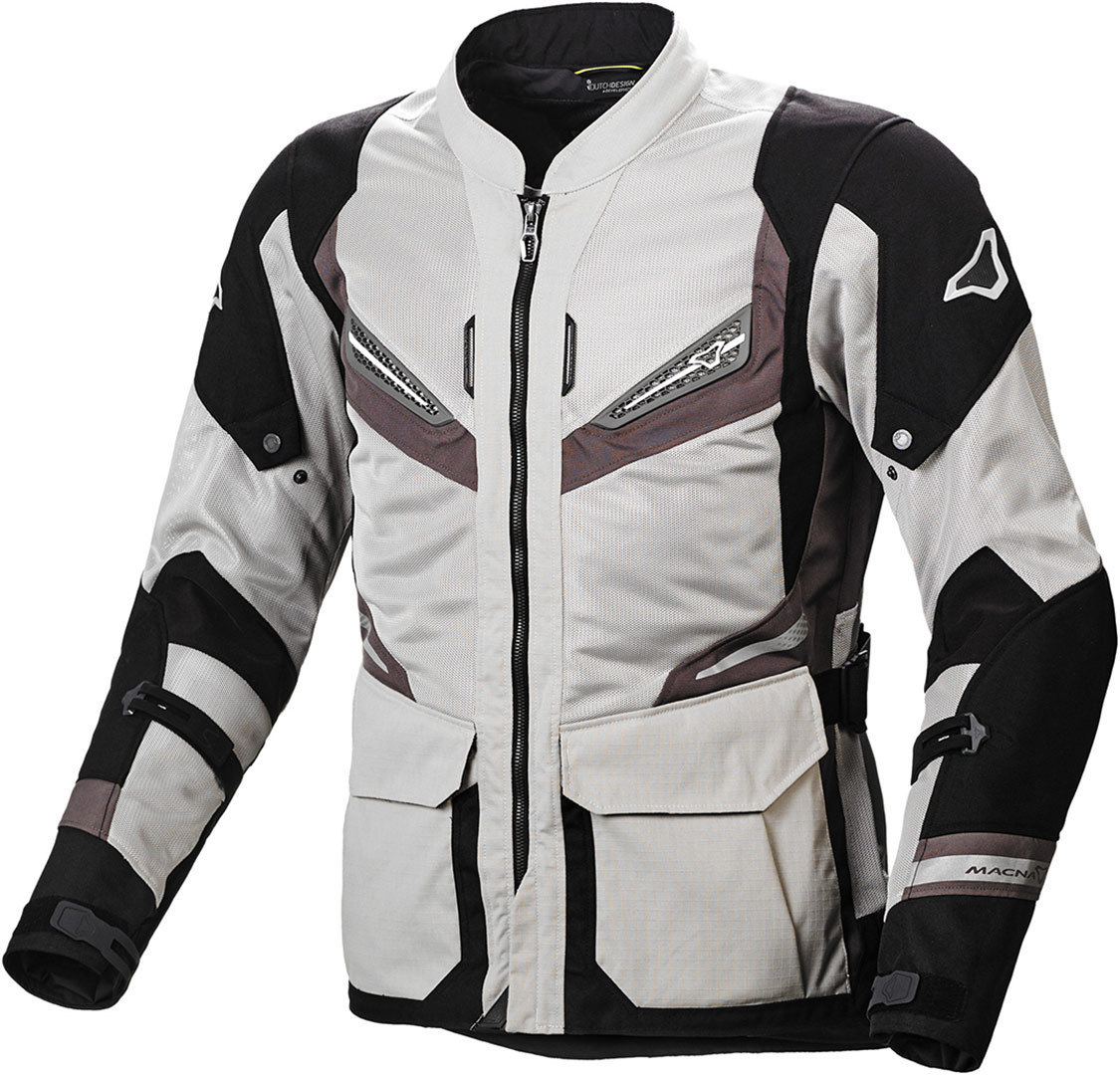 Macna Aerocon Motorcycle Textile Jacket grey XL Figure 1
