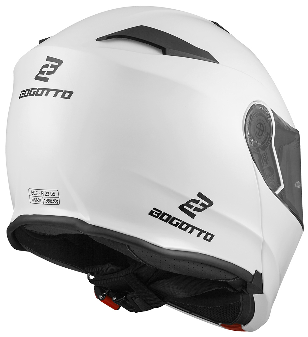 Bogotto V271 Casco Moto Bianco S Figura 4