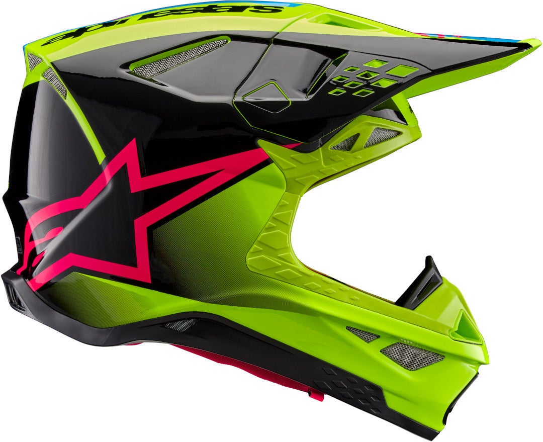 Alpinestars Supertech S-M10 Unite 2024 Casco Motocross Verde/Nero XXL (63/64) Figura 4