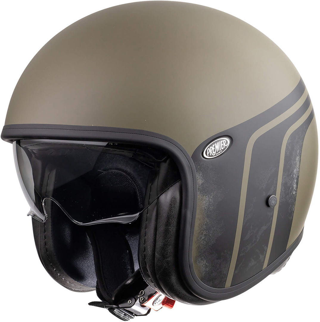 Premier Vintage BTR Military Green BM Jet Hjälm Förlust (59/60) Figur 1