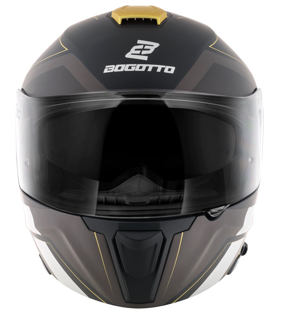 Bogotto FF403 Murata casque rabattable Noir/Or S (55/56) Figure 7