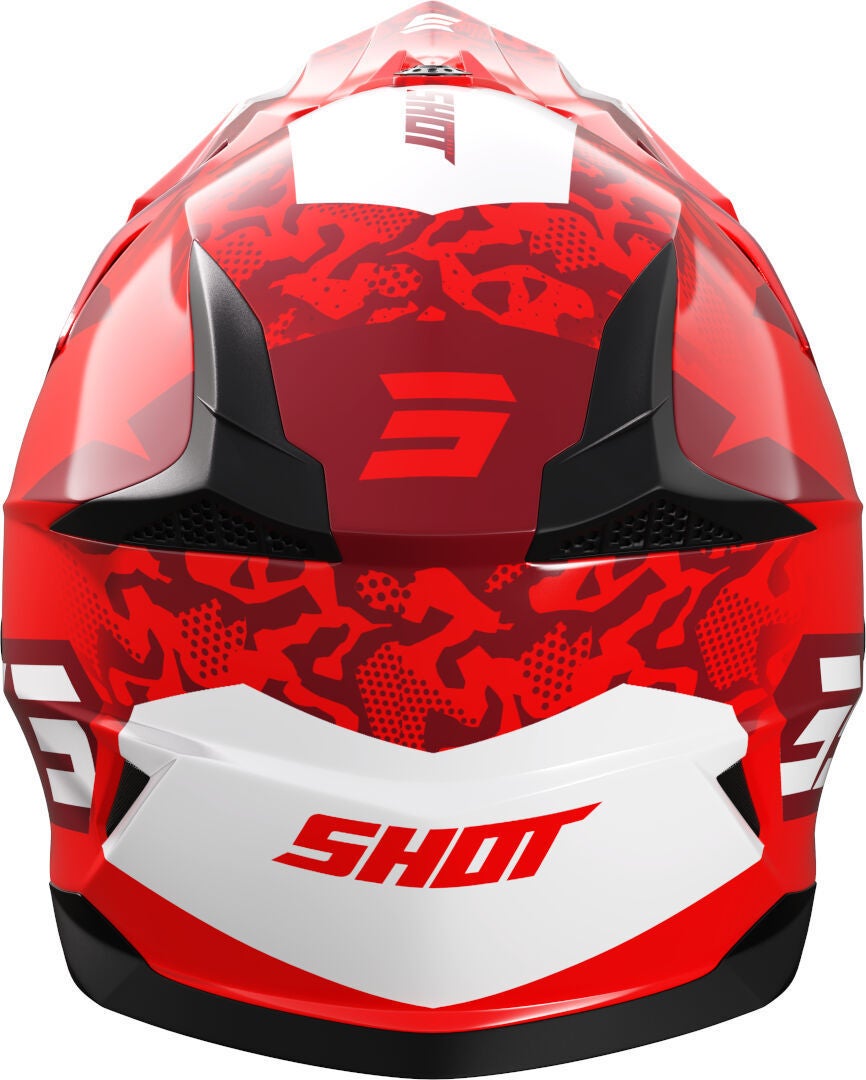 Shot Pulse Airfit Capacete de Motocross vermelho/branco L (59/60) Figura 2