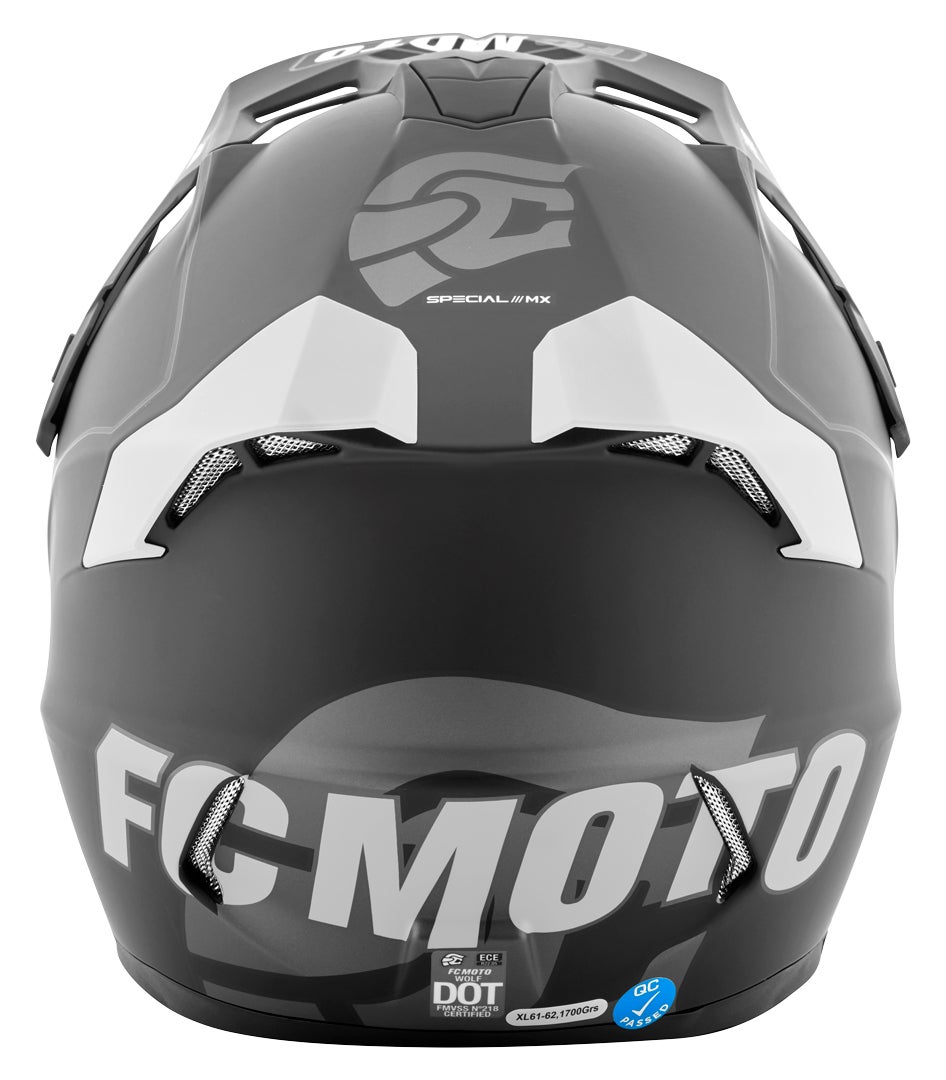 FC-Moto Merkur Straight Motokrosová přilba černobílá L Obrázek 5