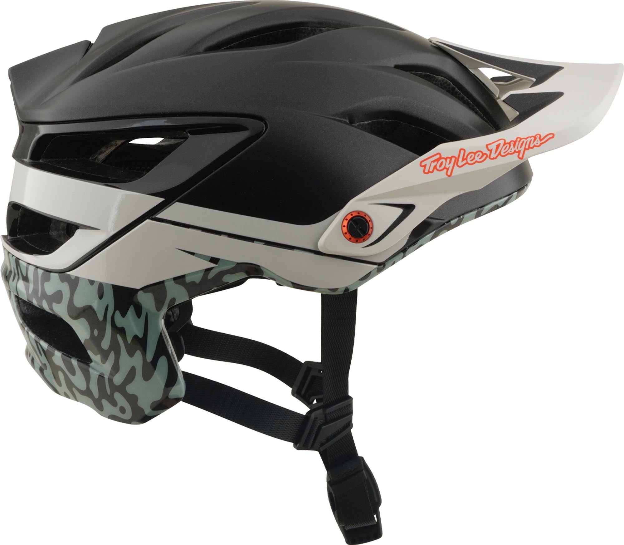 Troy Lee Designs A3 MIPS Halo Camo Casco per bicicletta nero/beige M-L (57/59) Figura 3