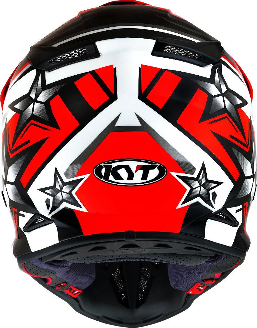 KYT Skyhawk Ardor Casco motocross rosso L (59/60) Figura 2